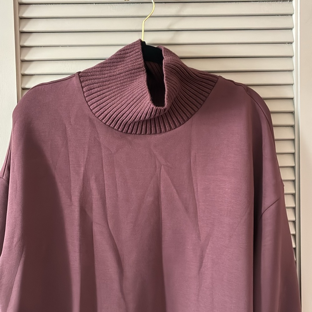 NWOT Varley Barker High Neck Sweat Doublesoft Sz S - Picture 5 of 10